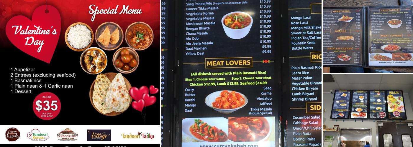 Curry N' Kabab - Indian Restaurant & Catering Menu