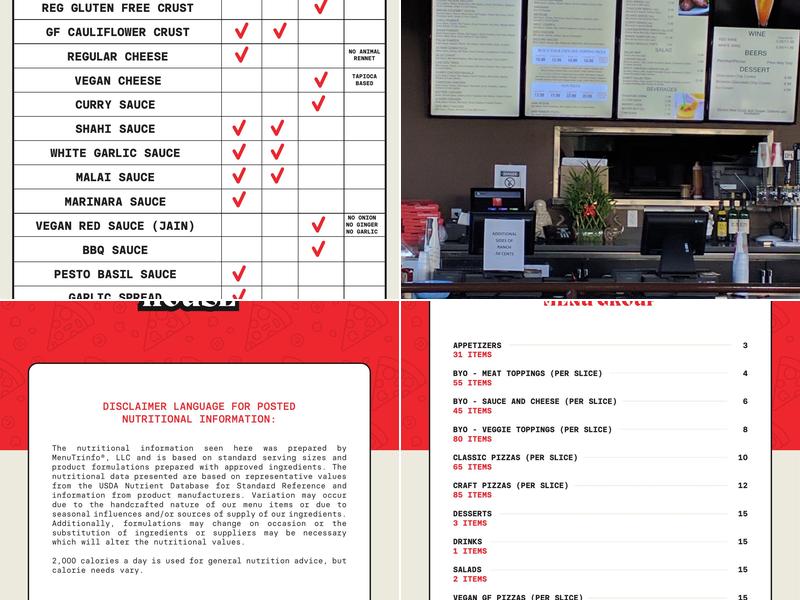 Curry Pizza House San Jose Evergreen Menu