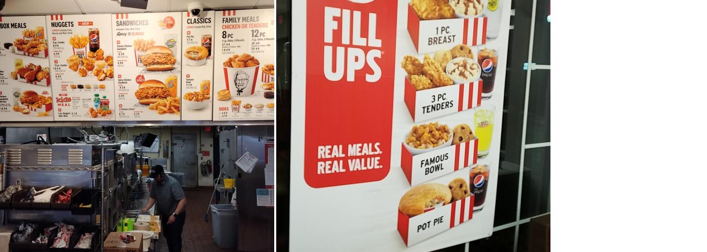 KFC Menu