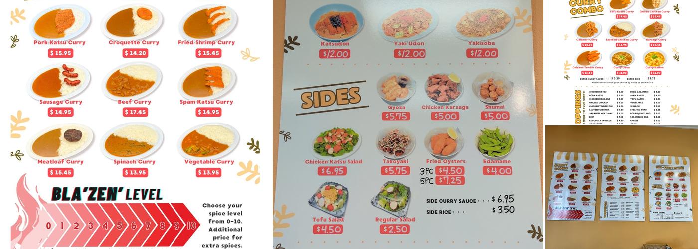 Zen Curry House Express Menu