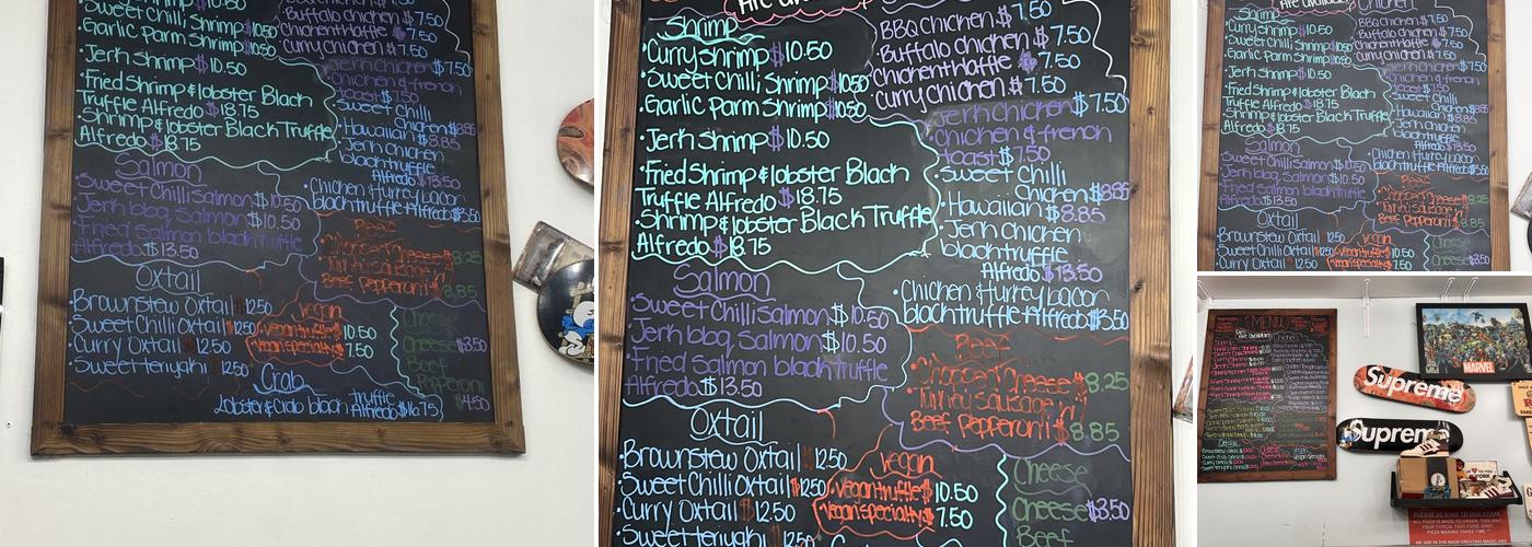 Cuts & Slices Menu