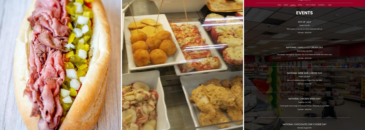 D'Agostino's Delicatessen Menu