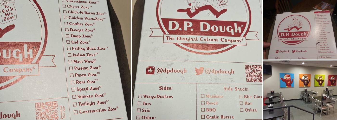D.P. Dough Menu