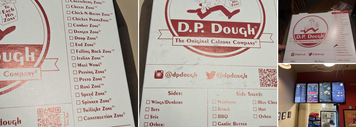 D.P. Dough Menu