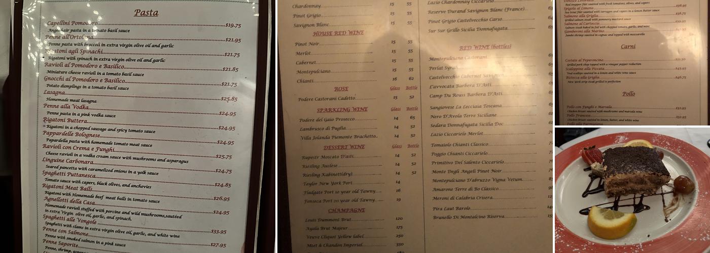 Da Marino NYC Menu