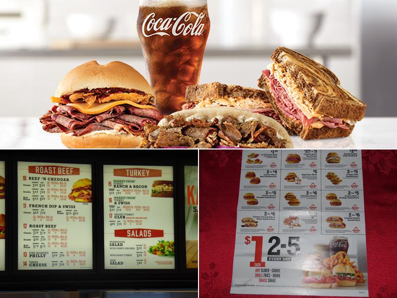 Arby's Menu