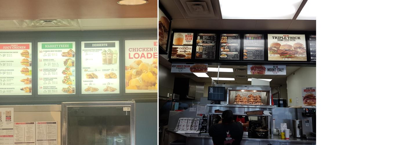 Arby's Menu