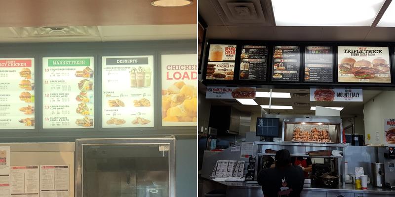 Arby's Menu