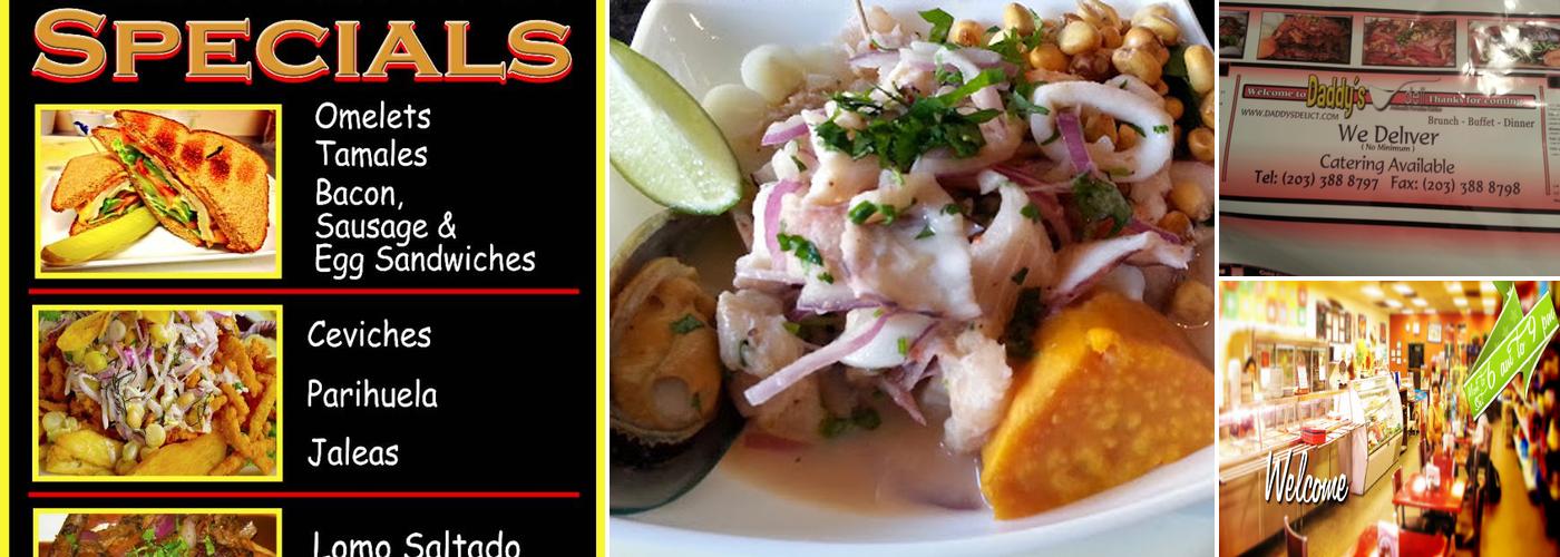 Daddy's Peruvian Deli Menu