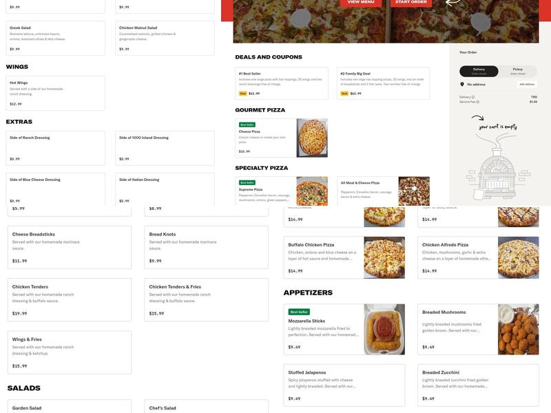 Pizza N Wing Stop Menu