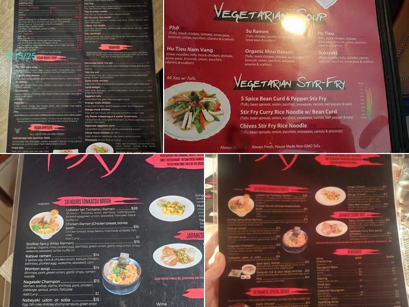 DAO Fu Menu