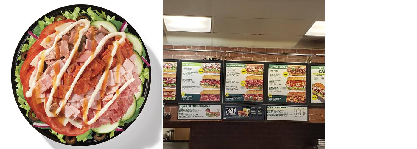 Subway Menu