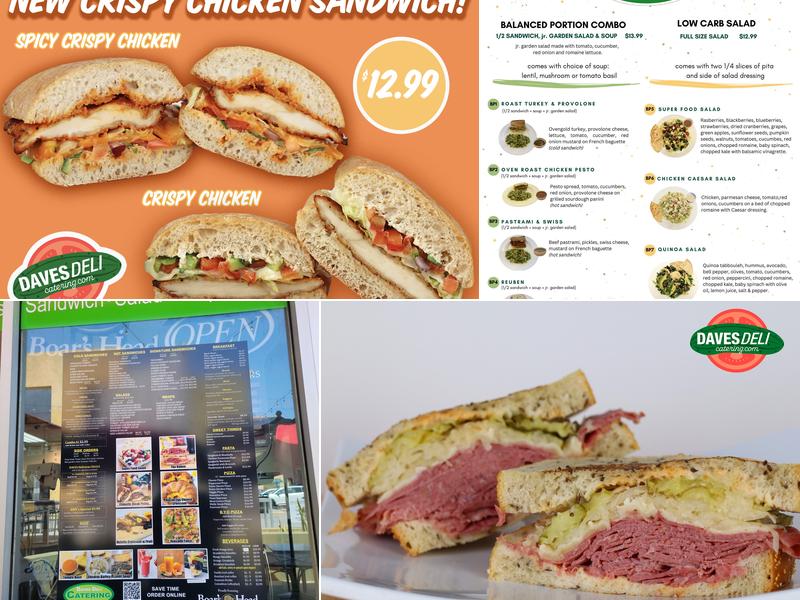 Dave's Deli & Catering Menu