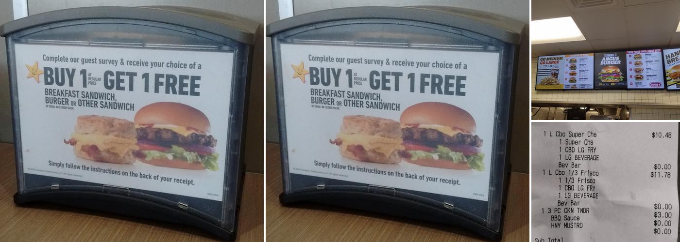 Hardee’s Menu