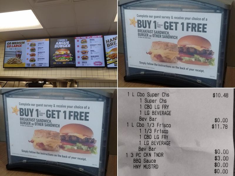 Hardee’s Menu