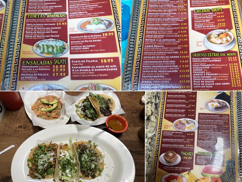 El Rey Del Taco & Burritos Menu