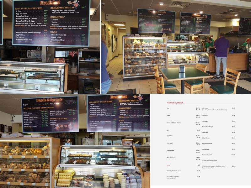 Delicious Bagels Menu