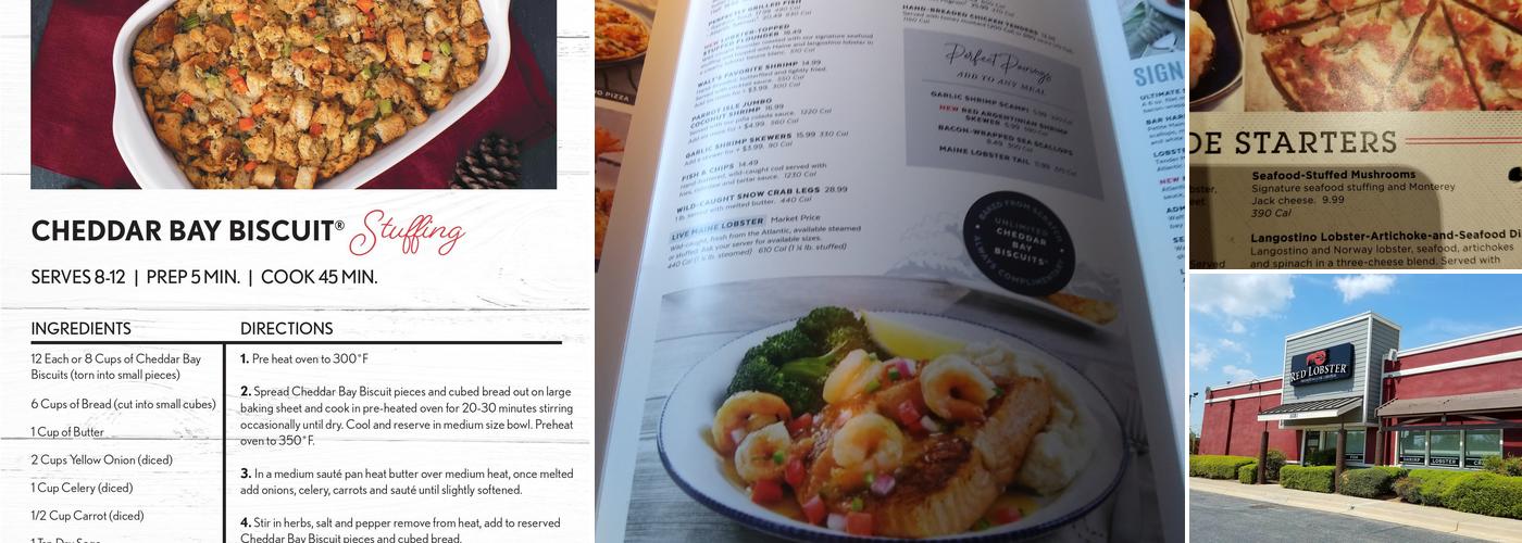 Red Lobster Menu