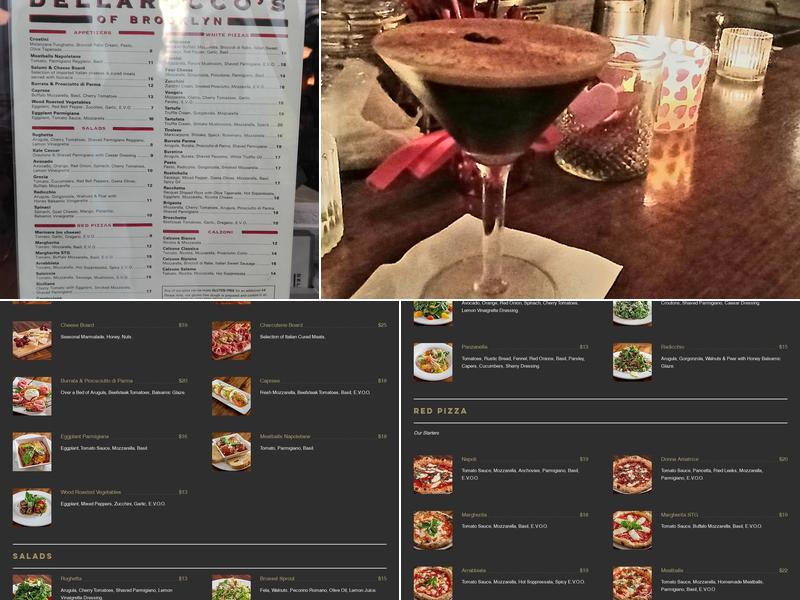 Dellarocco's Brick Oven Pizza Menu