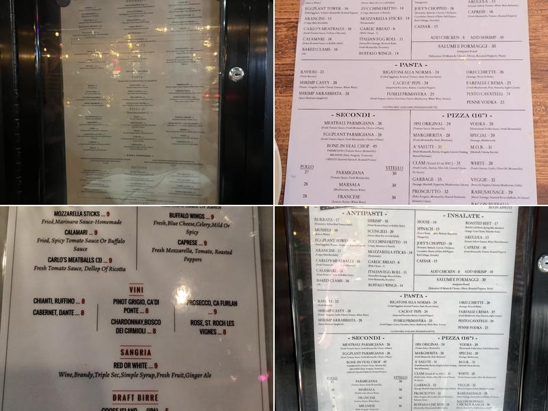 Denino's Greenwich Village Menu