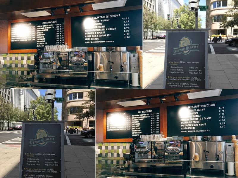 Devon & Blakely Menu