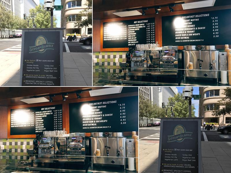 Devon & Blakely Menu