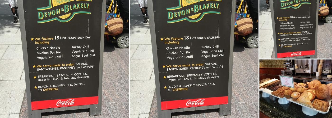 Devon & Blakely Menu