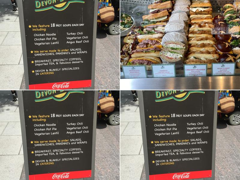 Devon & Blakely Menu