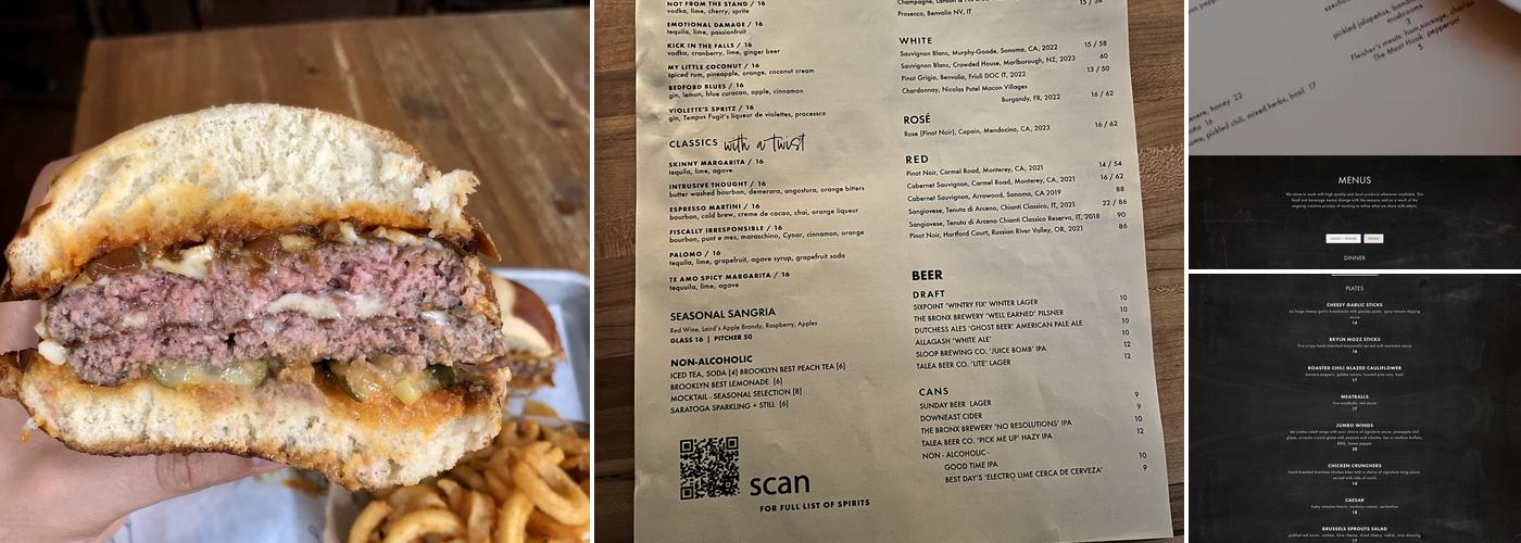 Emily: West Village Menu