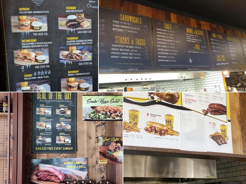 Dickey's Barbecue Pit Menu