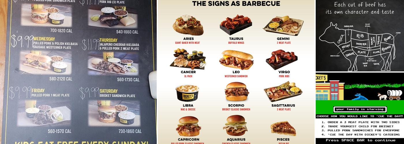 Dickey's Barbecue Pit Menu