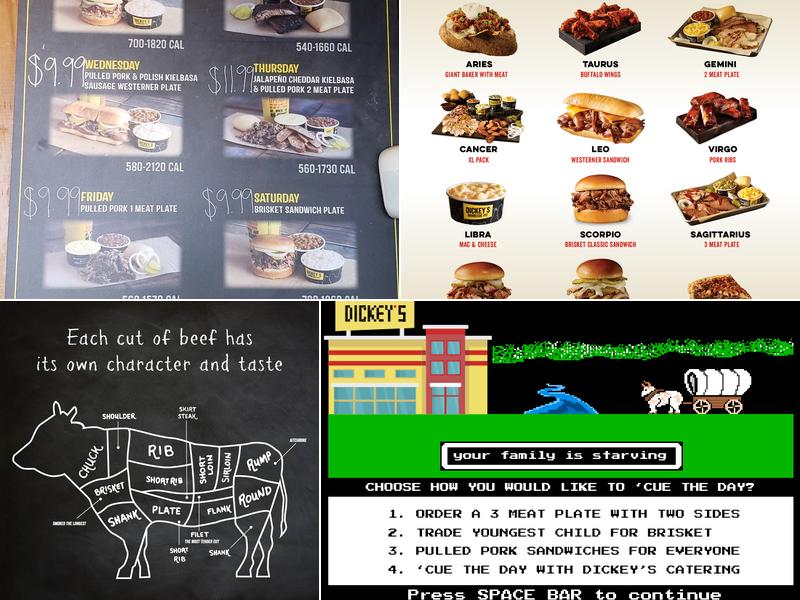 Dickey's Barbecue Pit Menu