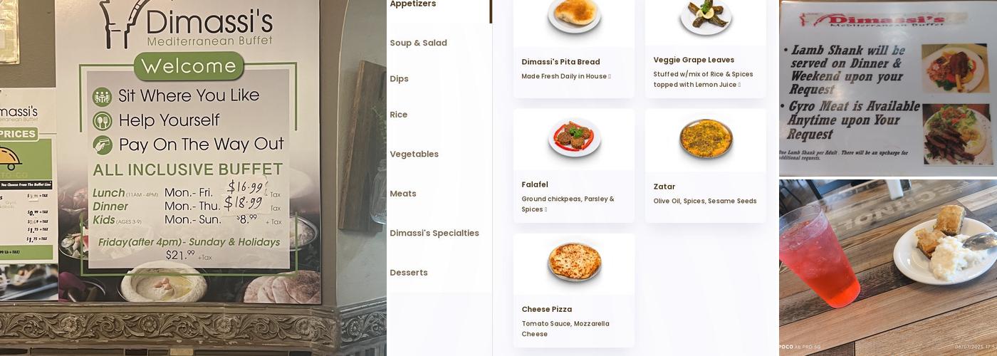 Dimassi's Menu