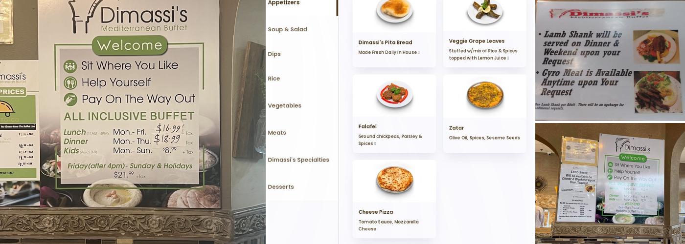 Dimassi's Menu