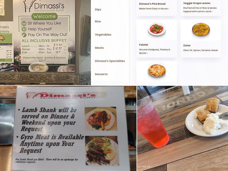 Dimassi's Menu