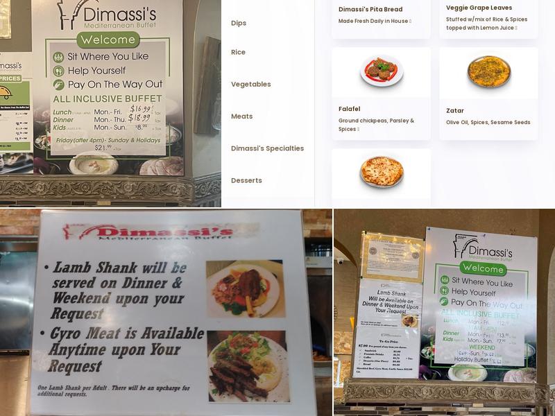 Dimassi's Menu