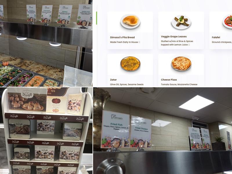 Dimassi's Mediterranean Buffet Menu