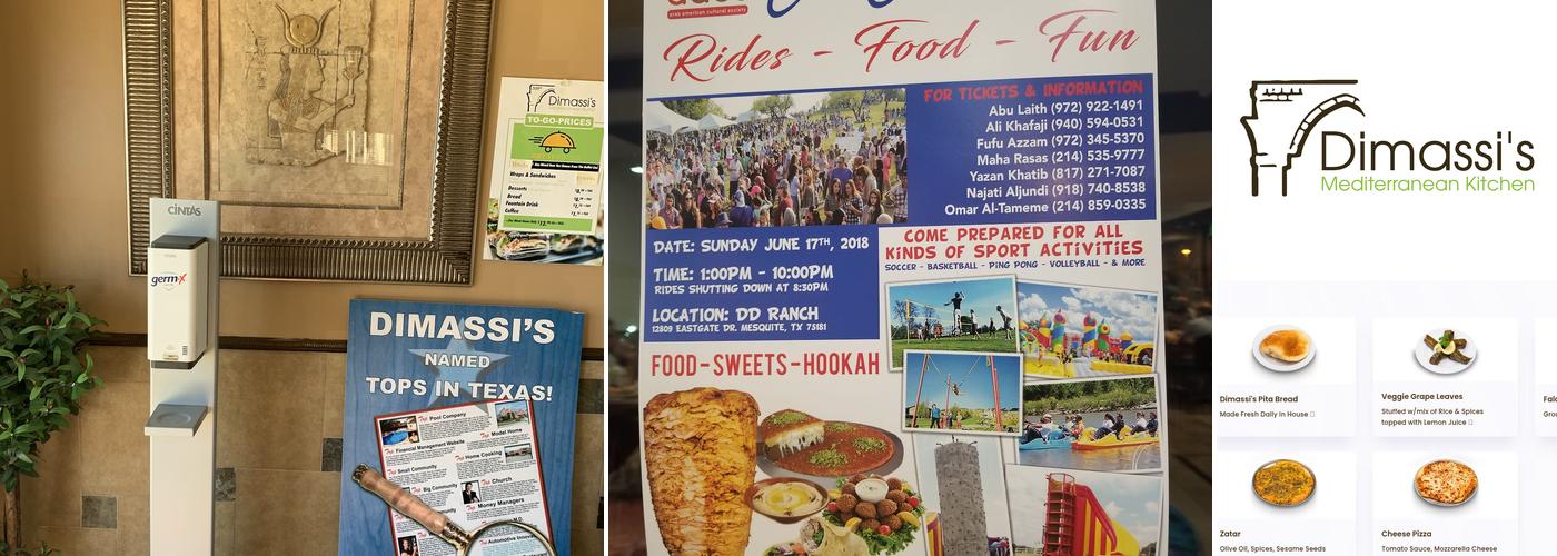 Dimassi's Mediterranean Buffet Menu