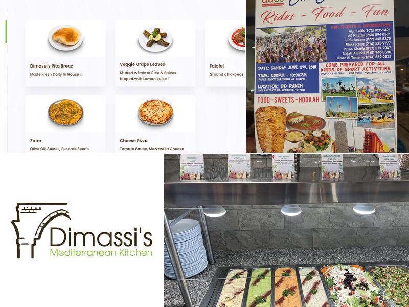 Dimassi's Mediterranean Buffet Menu