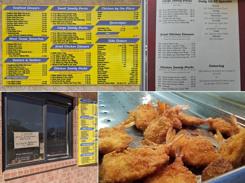 Dimba's Chicken & Seafood Menu