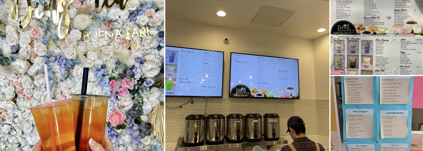 Ding Tea Menu