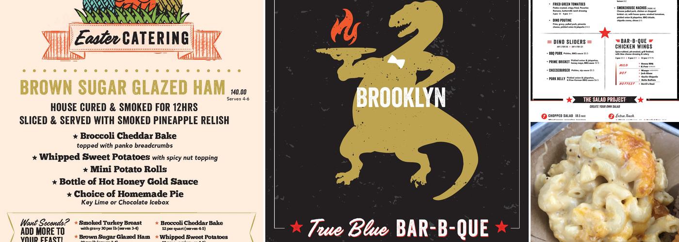 Dinosaur Bar-B-Que Menu