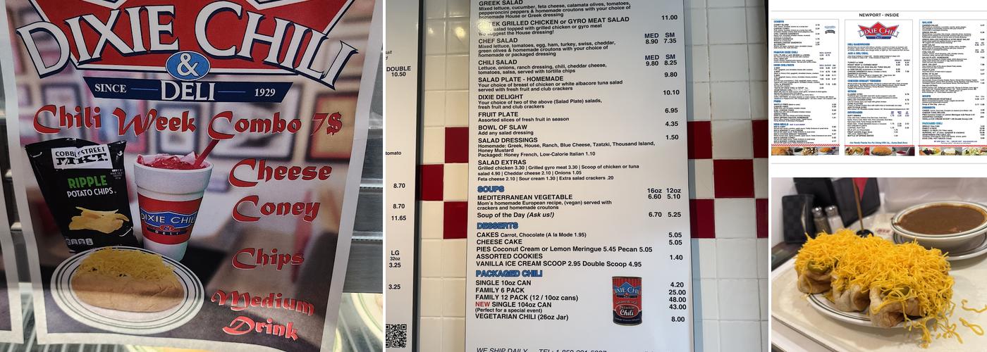 Dixie Chili & Deli Menu