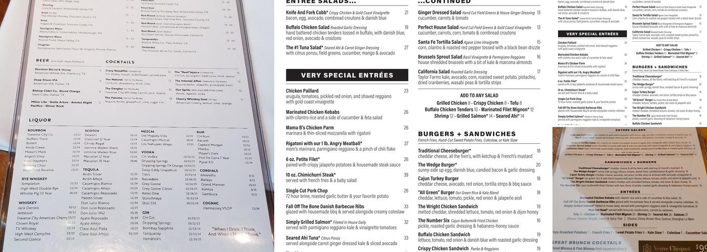 Doc B's Restaurant Menu