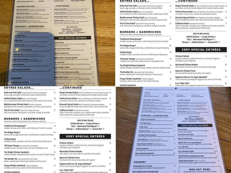 Doc B's Restaurant Menu