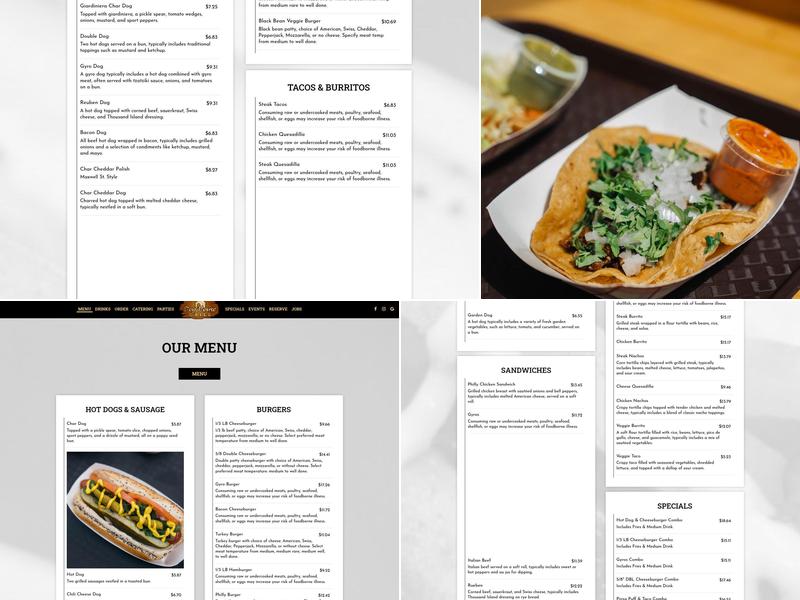 Dog House Grill Menu