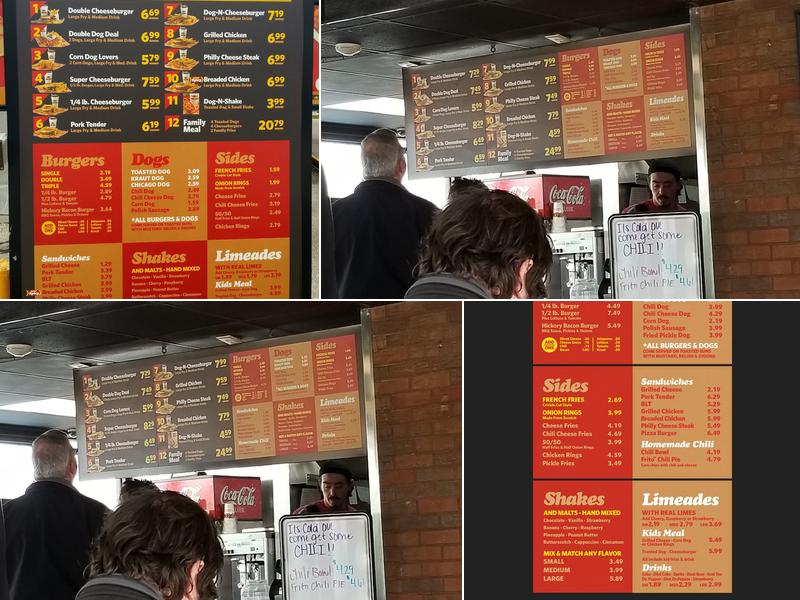 Dog-N-Shake Menu