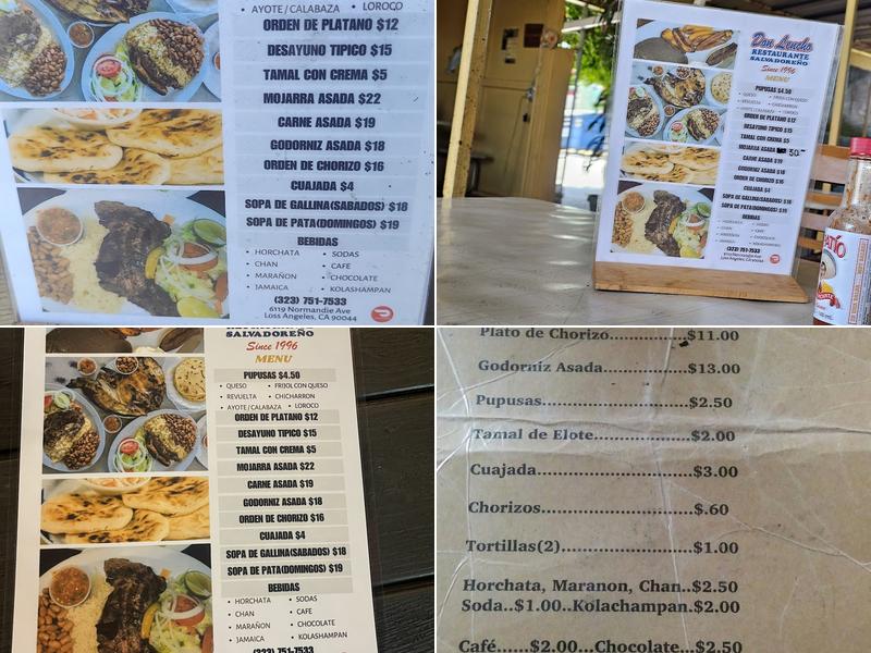 Don Lencho Menu