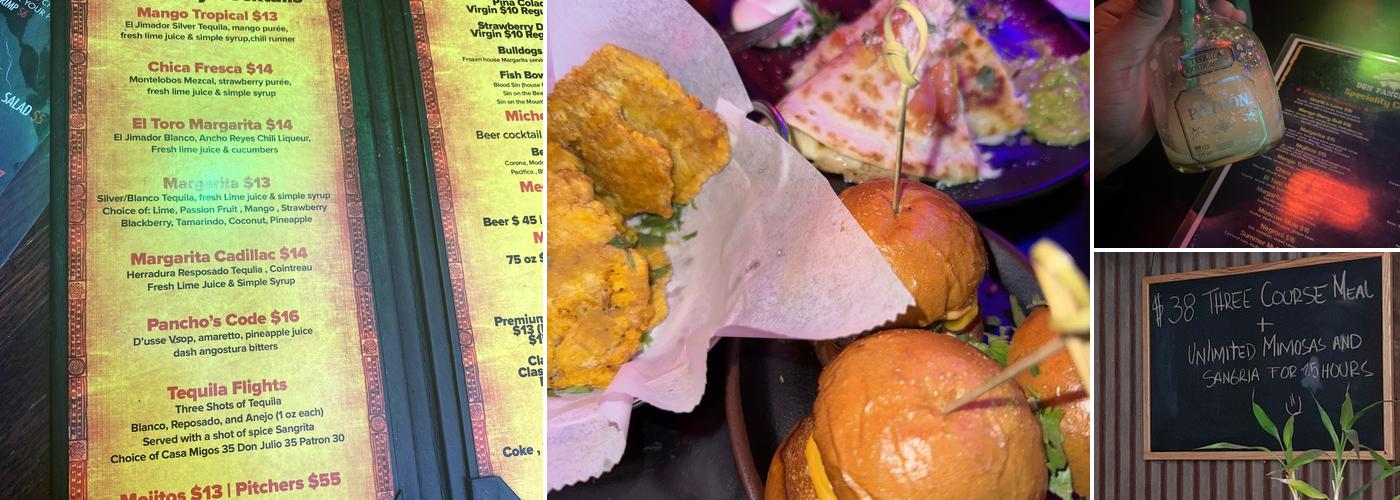 Don Pancho Villa Menu