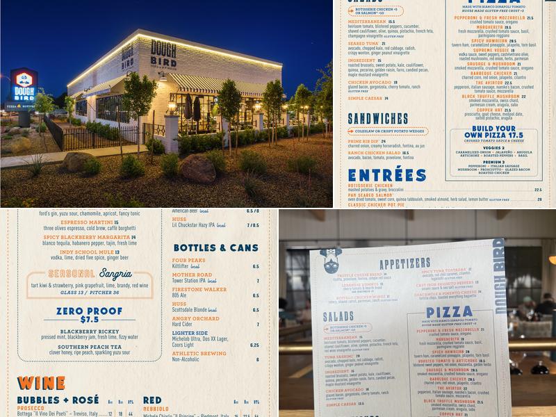Doughbird Menu